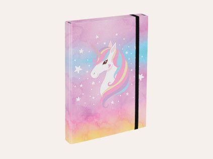 Mape za školske bilježnice A4 Rainbow Unicorn