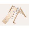 Rastući Montessori Piklerov trokut 68 cm s daskom 2u1 pastelnih boja