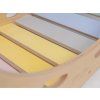 Drvena Montessori ljuljačka 5u1 - pastelna