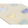 Oboustranné prkno - skluzavka i lezecká stěna - doplněk k montessori houpačkám 5v1