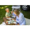 Dječji silikonski set za jelo MoMi AMI zeleni