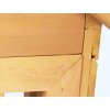 Dřevěný domeček s truhlíky pod okny - zahradní, dětský
