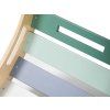 Set dječjeg namještaja od drvene Montessori ljuljačke 100 cm 6u1 Max, daske 2u1 i stolice - set pastel