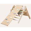 Rastući montessori Piklerov trokut 59 cm 3u1 s activity board pločom 2u1 - pastel